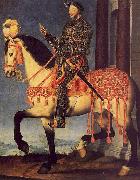 Portrait of Francois I on Horseback